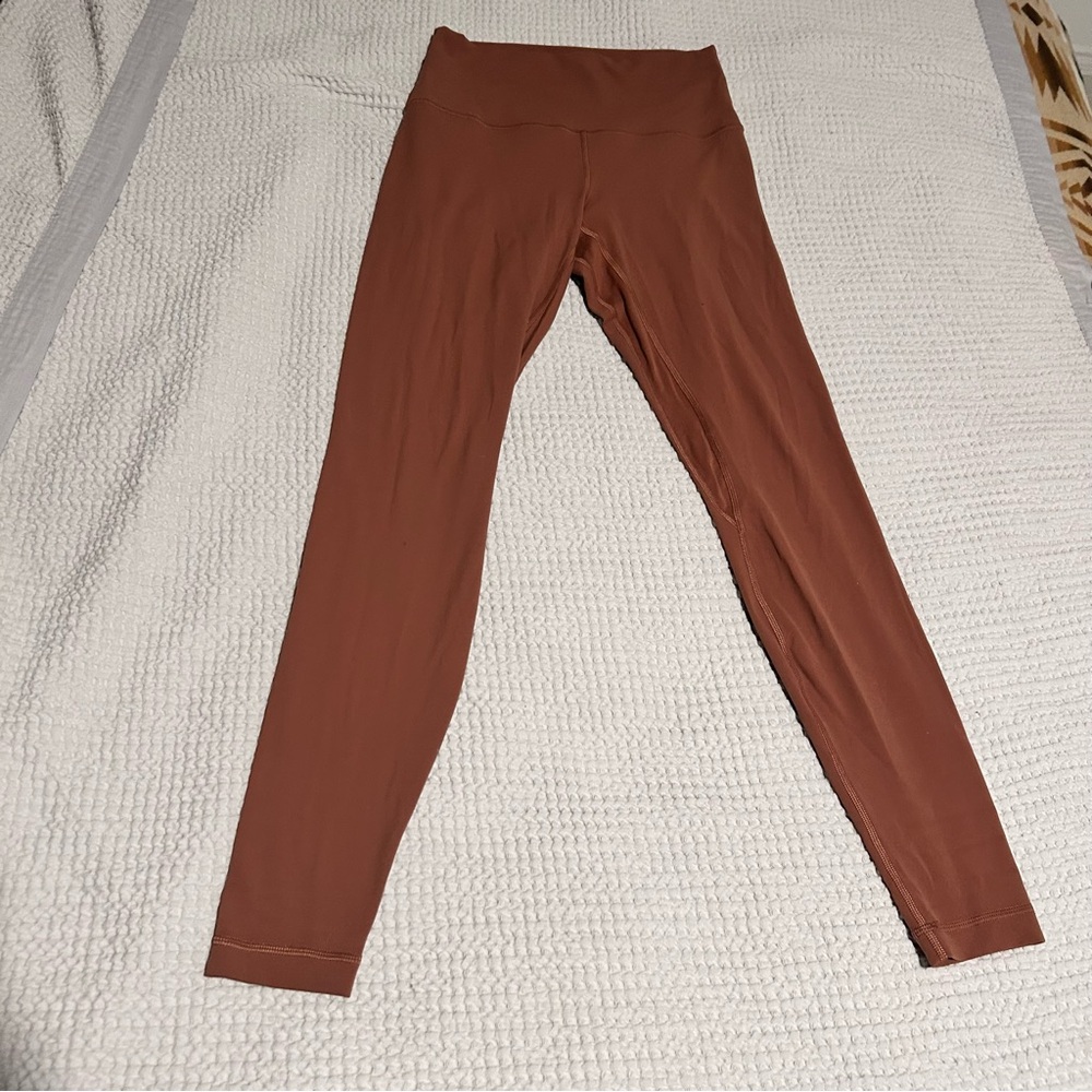 Lululemon Align Leggings Size 6 Ancient Copper 28” Inseam Pink Brown W5CTES